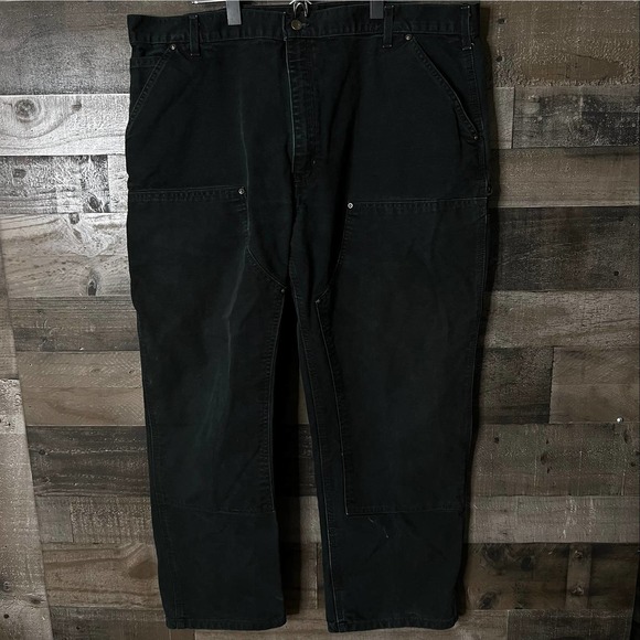SOLD Carhartt Double Knee Dungaree Fit Pants 42X30 - Picture 1 of 6